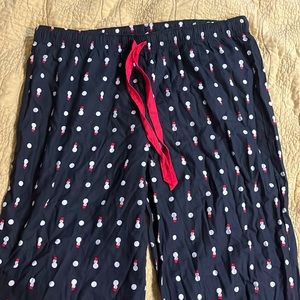 Victoria’s Secret Snowman polka dot Christmas pajama pants